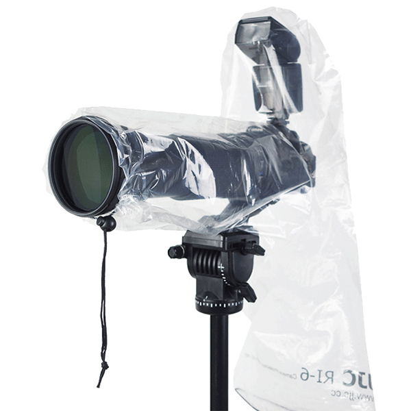 Rain Cover RI-6 for DSLR Cameras with Flashgun 2pcs from JJC