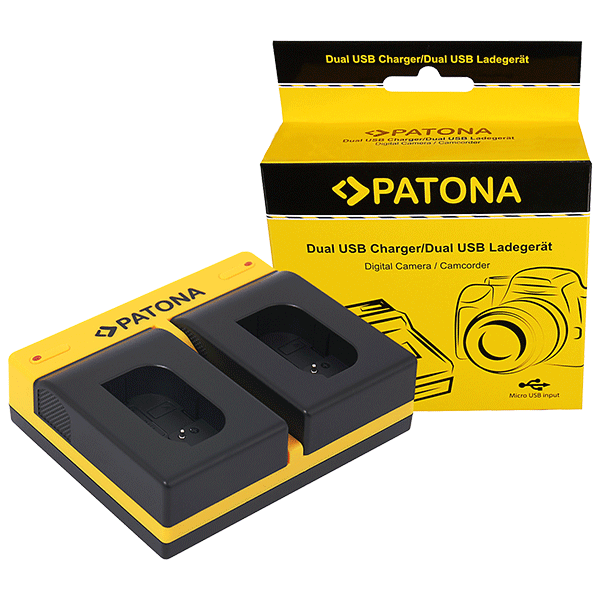 Dual Ladegerät für Panasonic DMW-BLK22 von Patona