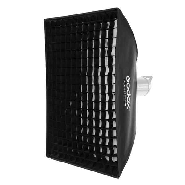 Godox Softbox mit Bowens 80 x 120 cm mit Grid Schirmsoftbox