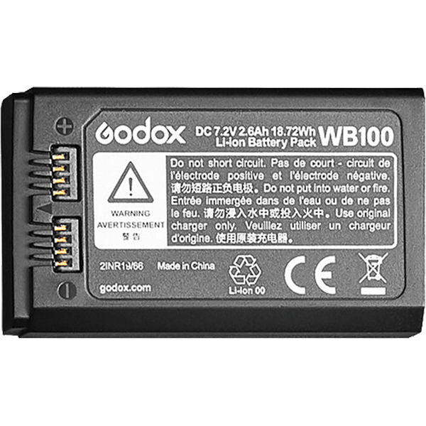Godox WB100 Batterie zu Godox AD100pro Blitz