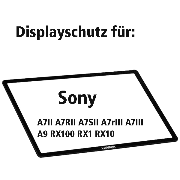 Displayschutz Glas für Sony A7II A7RII A7SII A7rIII A7III A9 RX100 RX1 RX10