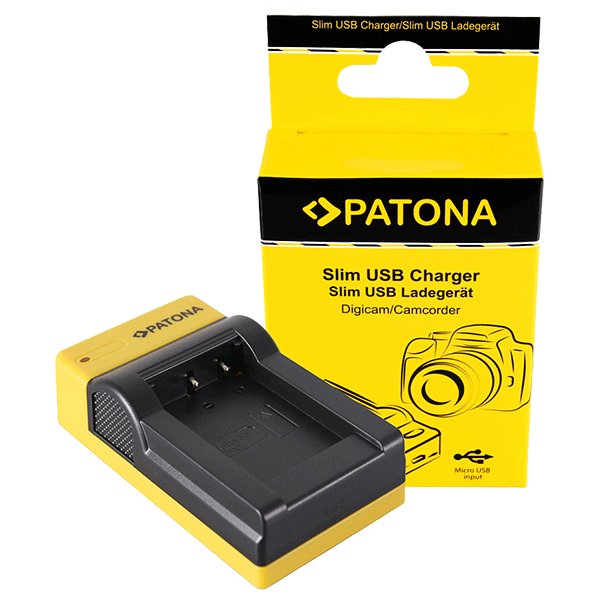 Slim Micro-USB Ladegerät für Sony NP-BX1 von Patona