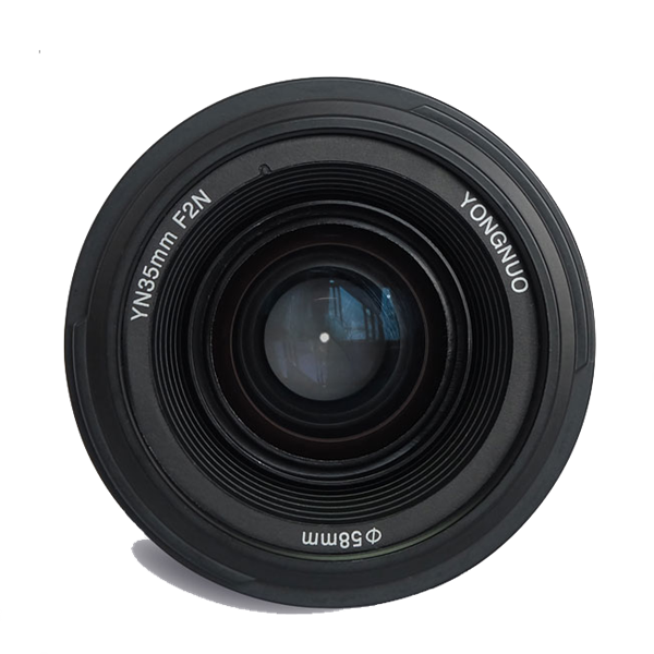 Yongnuo YN 35mm F2 Objektiv mit Nikon F Anschluss