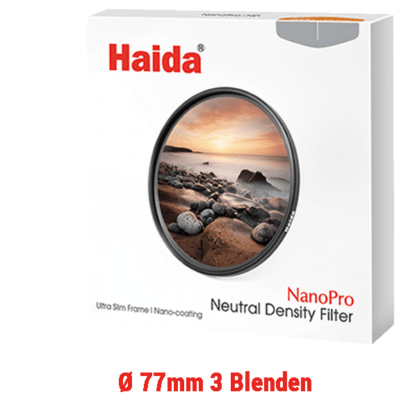 Graufilter 3 Blenden 77mm NanoPro MC von Haida