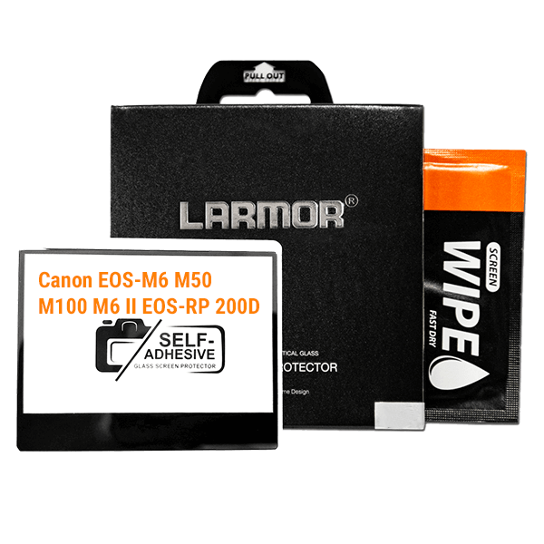 Displayschutz zu Canon EOS-M6 M50 M100 M6 II EOS-RP 200D