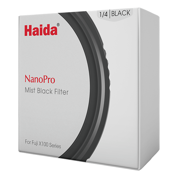 Haida Mist Black Filter zu Fuji x100v in schwarz