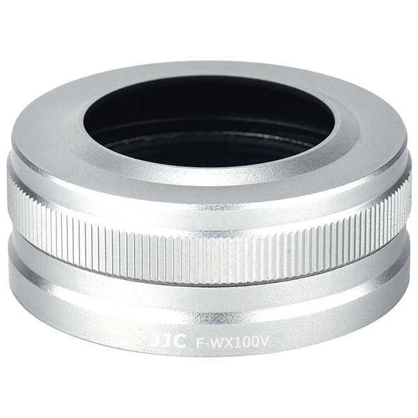 F-WX100V Filter & Lens Hood Kit For Fujifilm X100V in silver