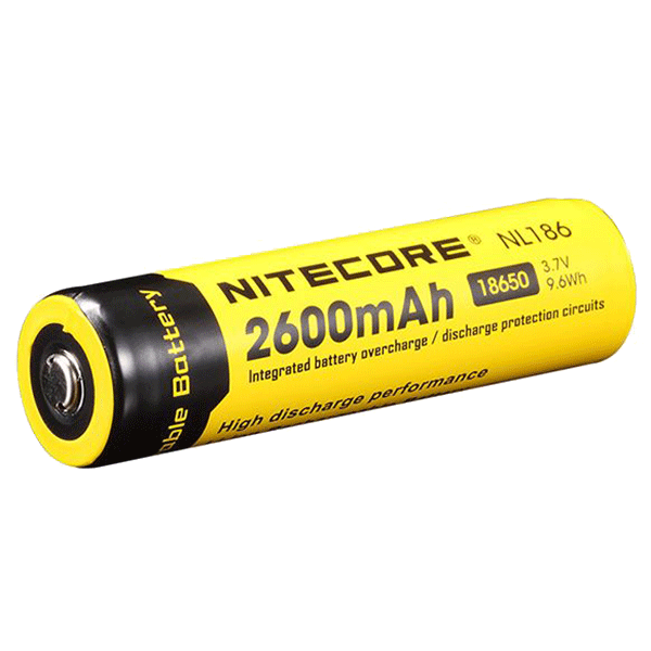 Nitecore 18650 2600 NL186 Li-ion Battery 