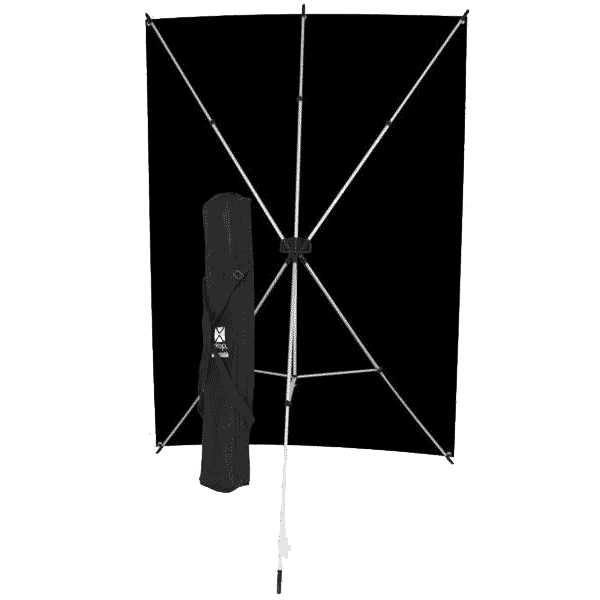 Westcott X-Drop Hintergrund Kit mit schwarz 1.5x2.1m